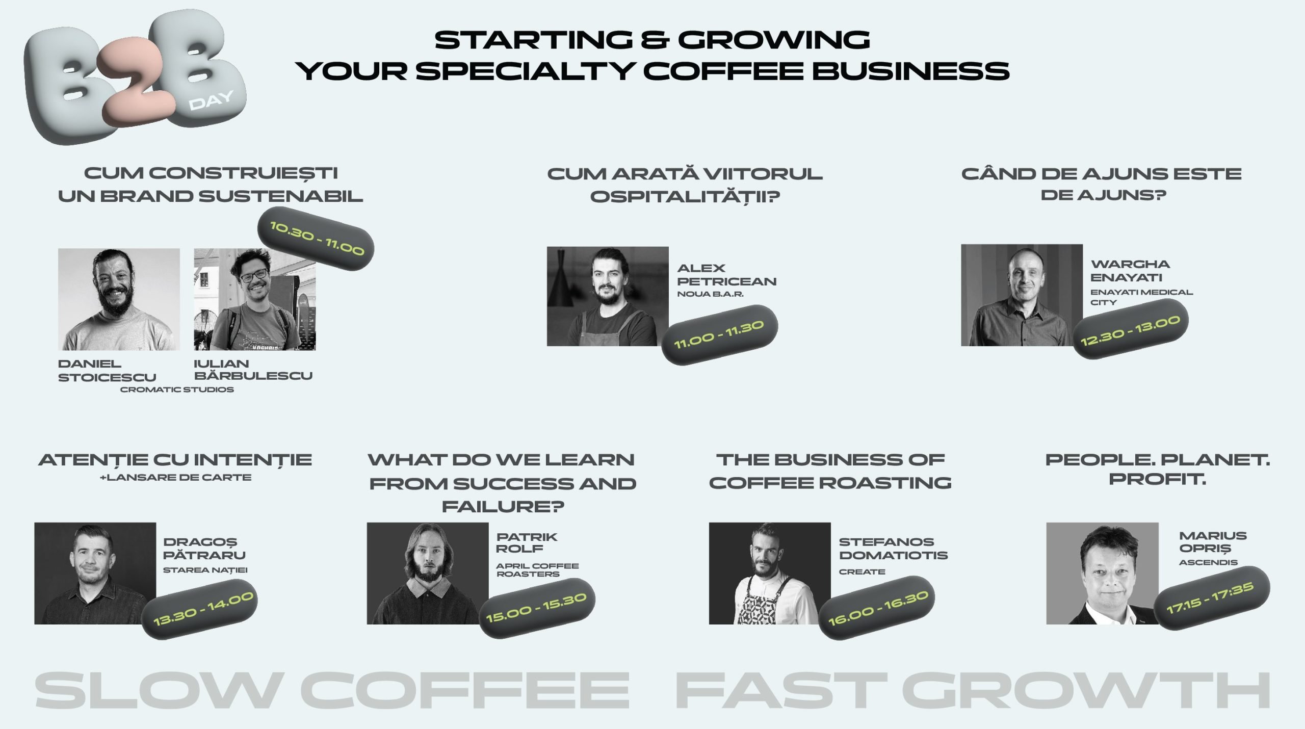 Slow Coffee Festival 2023 Speakeri
